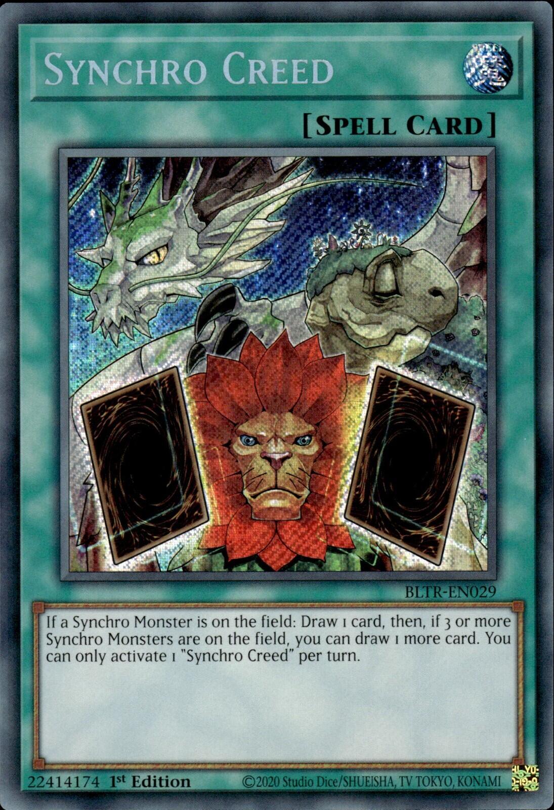 Synchro Creed [BLTR-EN029] Secret Rare | Good Games Morley
