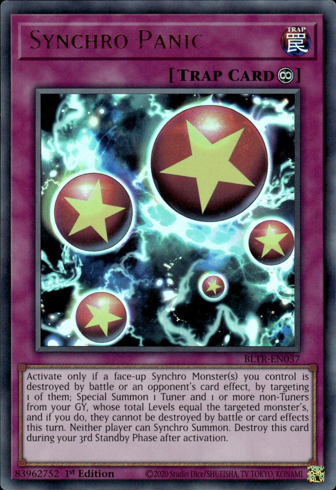 Synchro Panic [BLTR-EN037] Ultra Rare | Good Games Morley