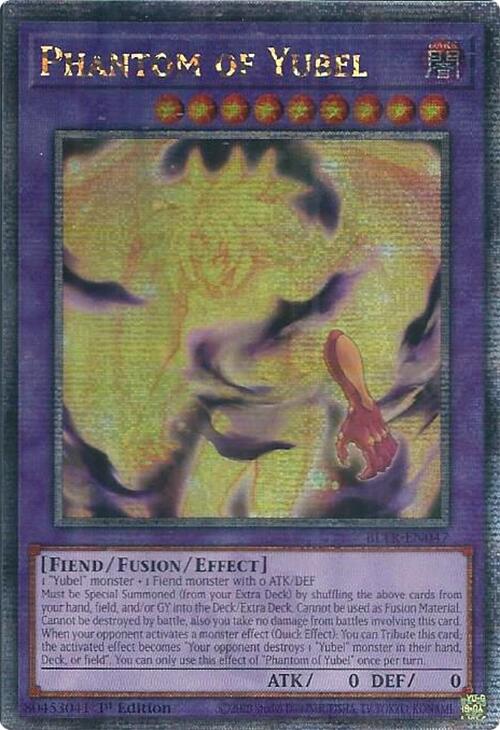 Phantom of Yubel (Quarter Century Secret Rare) [BLTR-EN047] Quarter Century Secret Rare | Good Games Morley
