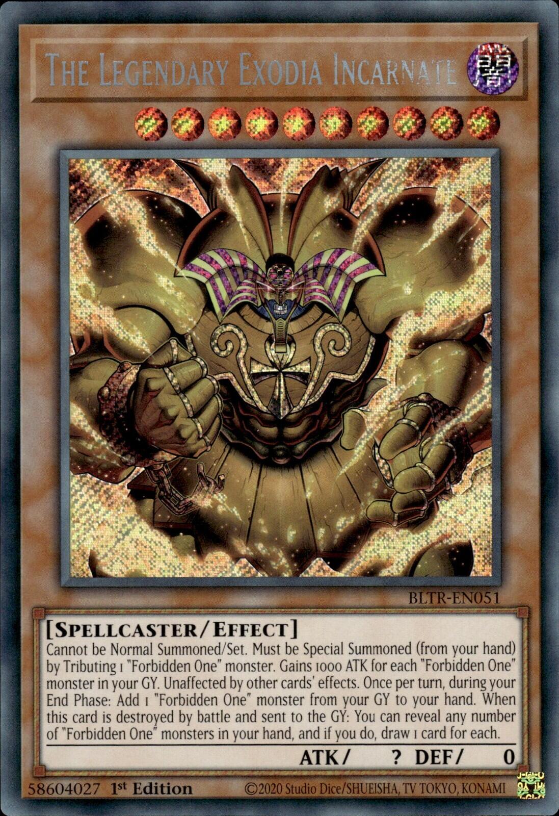 The Legendary Exodia Incarnate [BLTR-EN051] Secret Rare | Good Games Morley