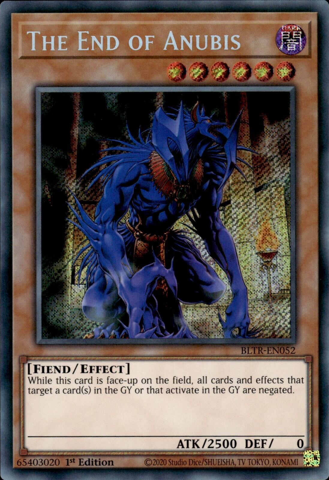The End of Anubis [BLTR-EN052] Secret Rare | Good Games Morley
