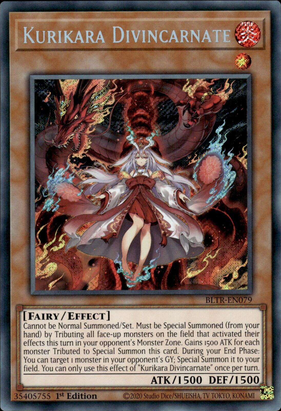Kurikara Divincarnate [BLTR-EN079] Secret Rare | Good Games Morley
