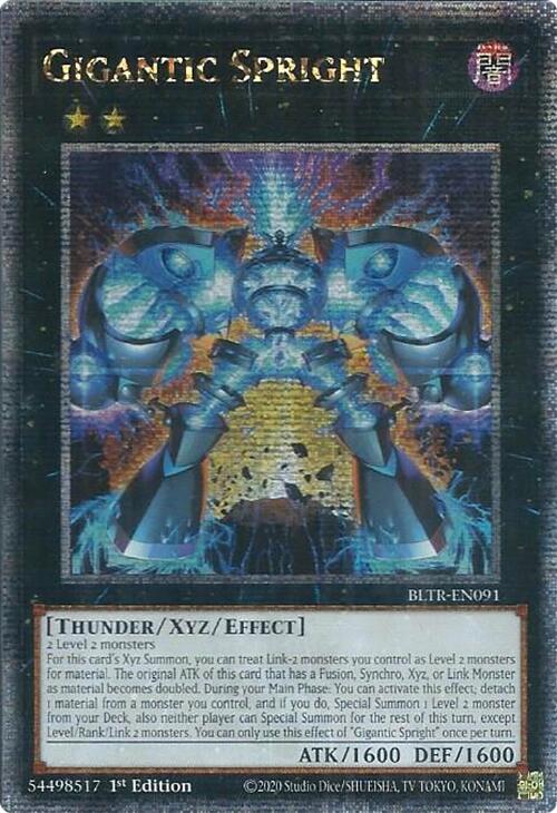 Gigantic Spright (Quarter Century Secret Rare) [BLTR-EN091] Quarter Century Secret Rare | Good Games Morley
