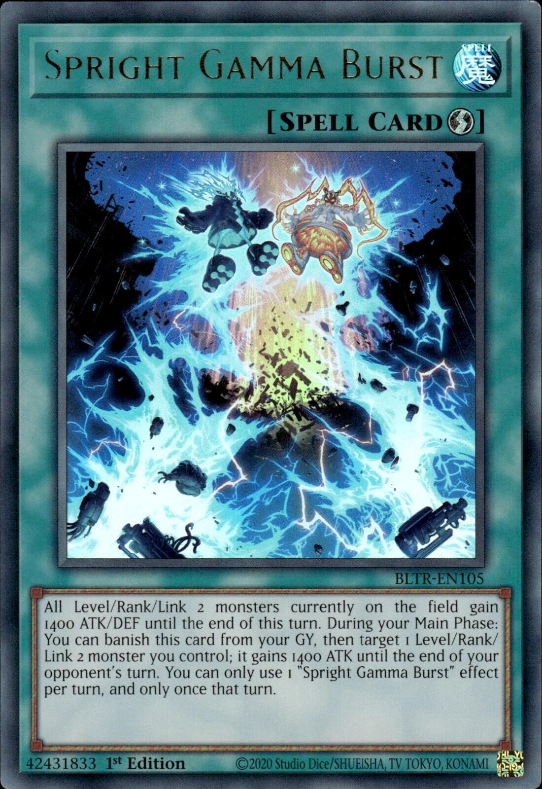 Spright Gamma Burst [BLTR-EN105] Ultra Rare | Good Games Morley