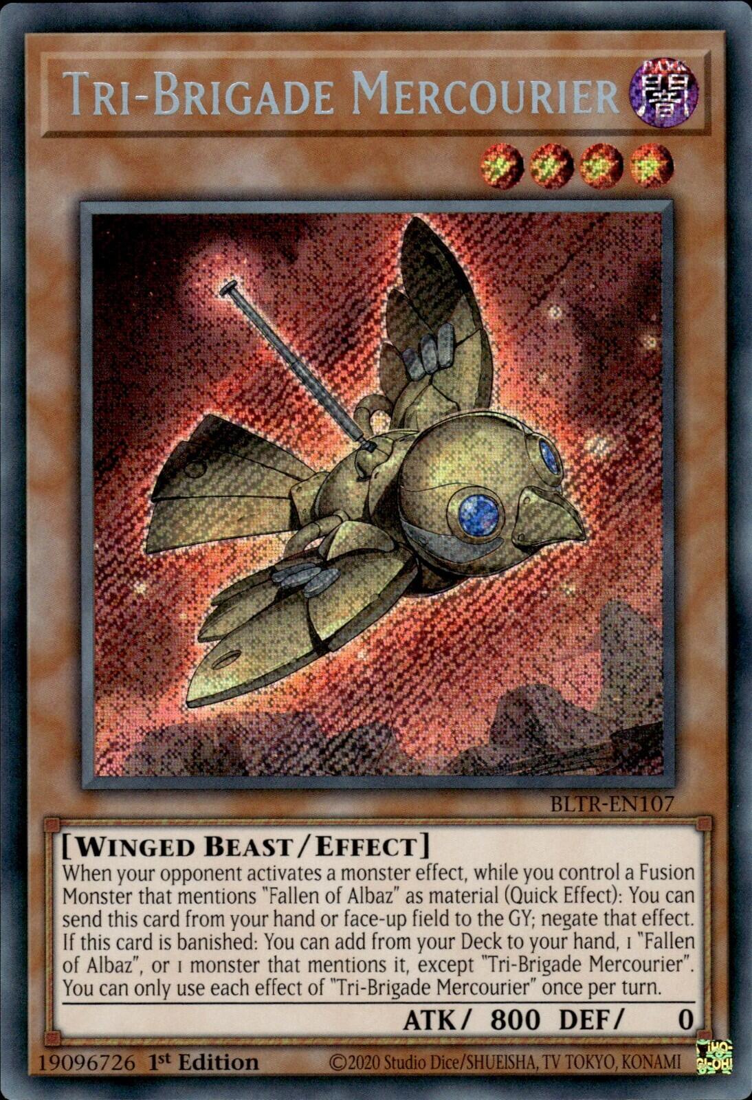 Tri-Brigade Mercourier [BLTR-EN107] Secret Rare | Good Games Morley