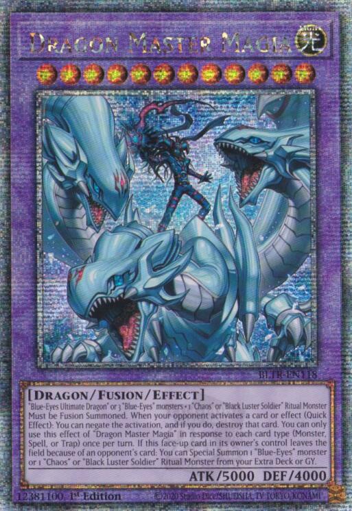Dragon Master Magia (Quarter Century Secret Rare) [BLTR-EN118] Quarter Century Secret Rare | Good Games Morley