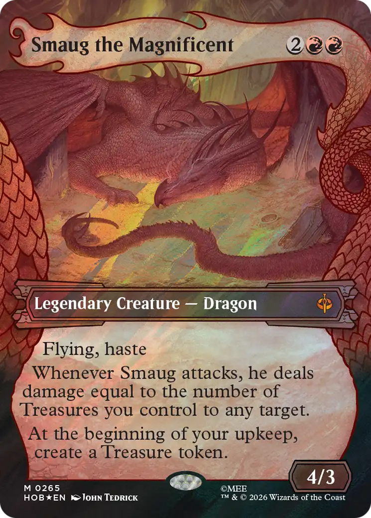 Smaug the Magnificent (Showcase) (Surge Foil) [The Hobbit] | Good Games Morley