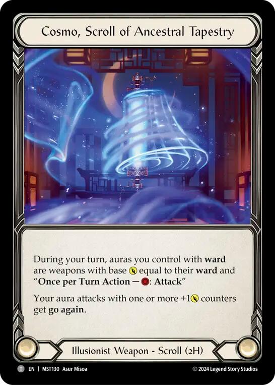 Cosmo, Scroll of Ancestral Tapestry // Beckoning Mistblade [MST130 // MST003] (Part the Mistveil) | Good Games Morley