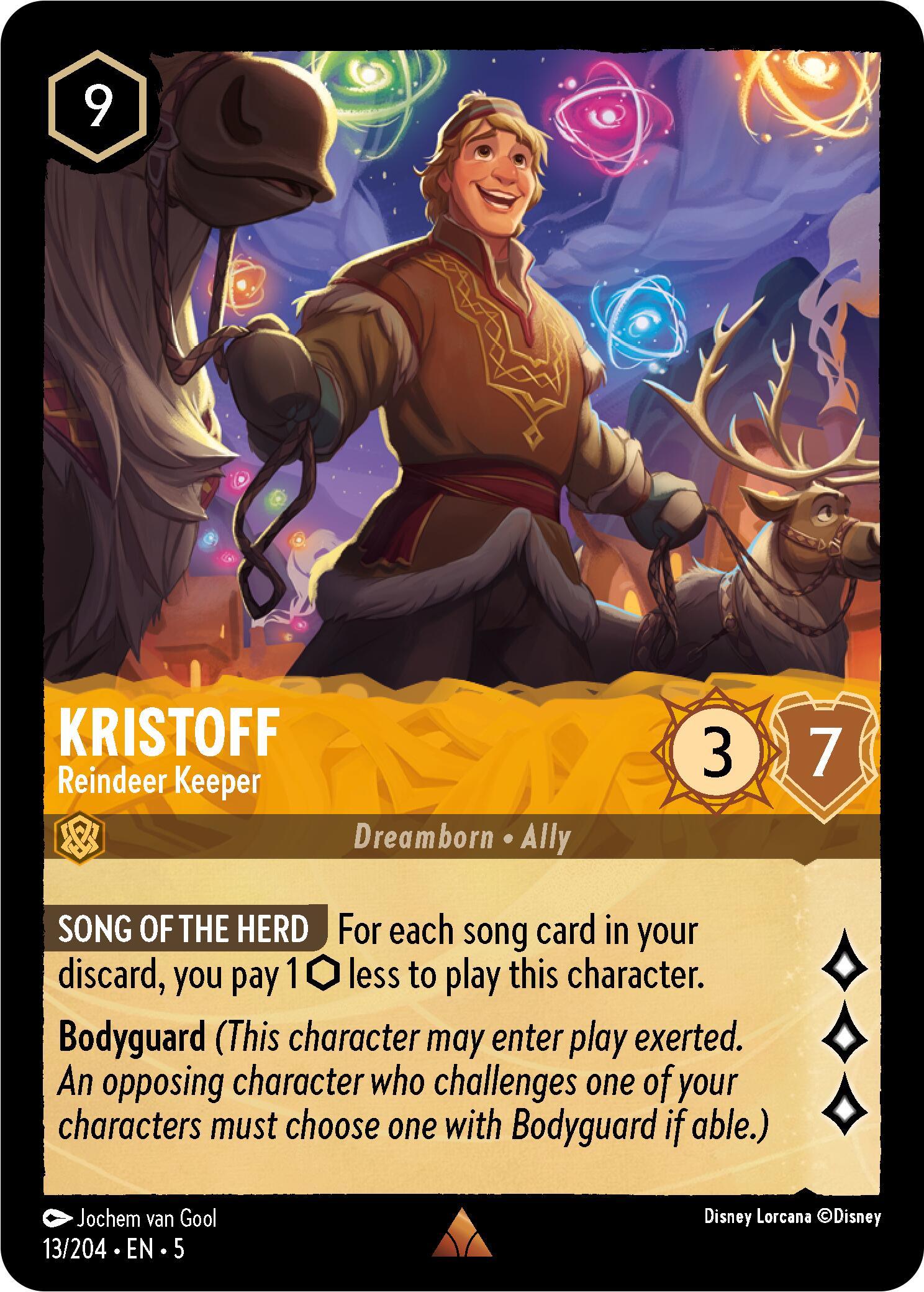 Kristoff - Reindeer Keeper (13/204) [Shimmering Skies] | Good Games Morley