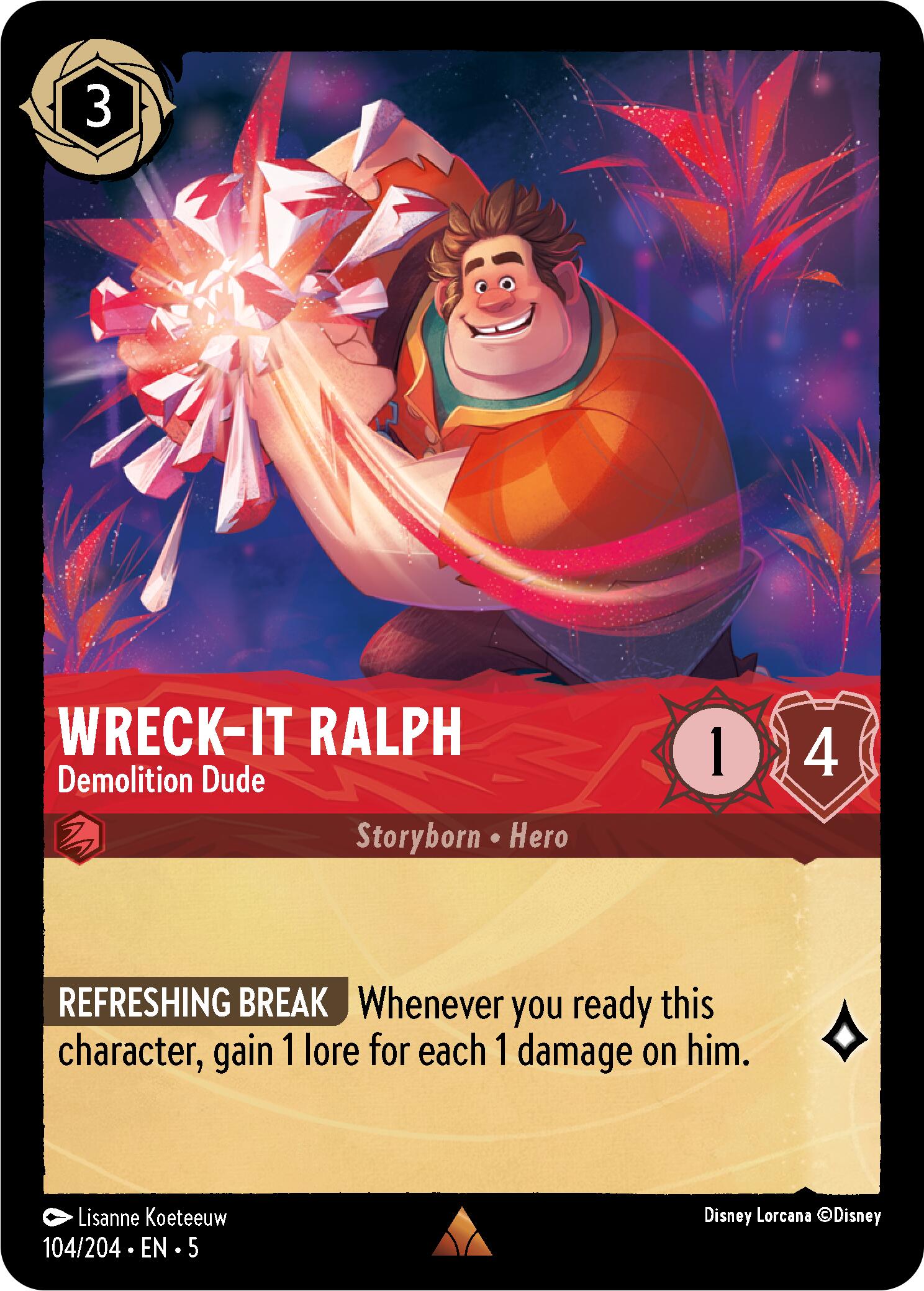 Wreck-It Ralph - Demolition Dude (104/204) [Shimmering Skies] | Good Games Morley