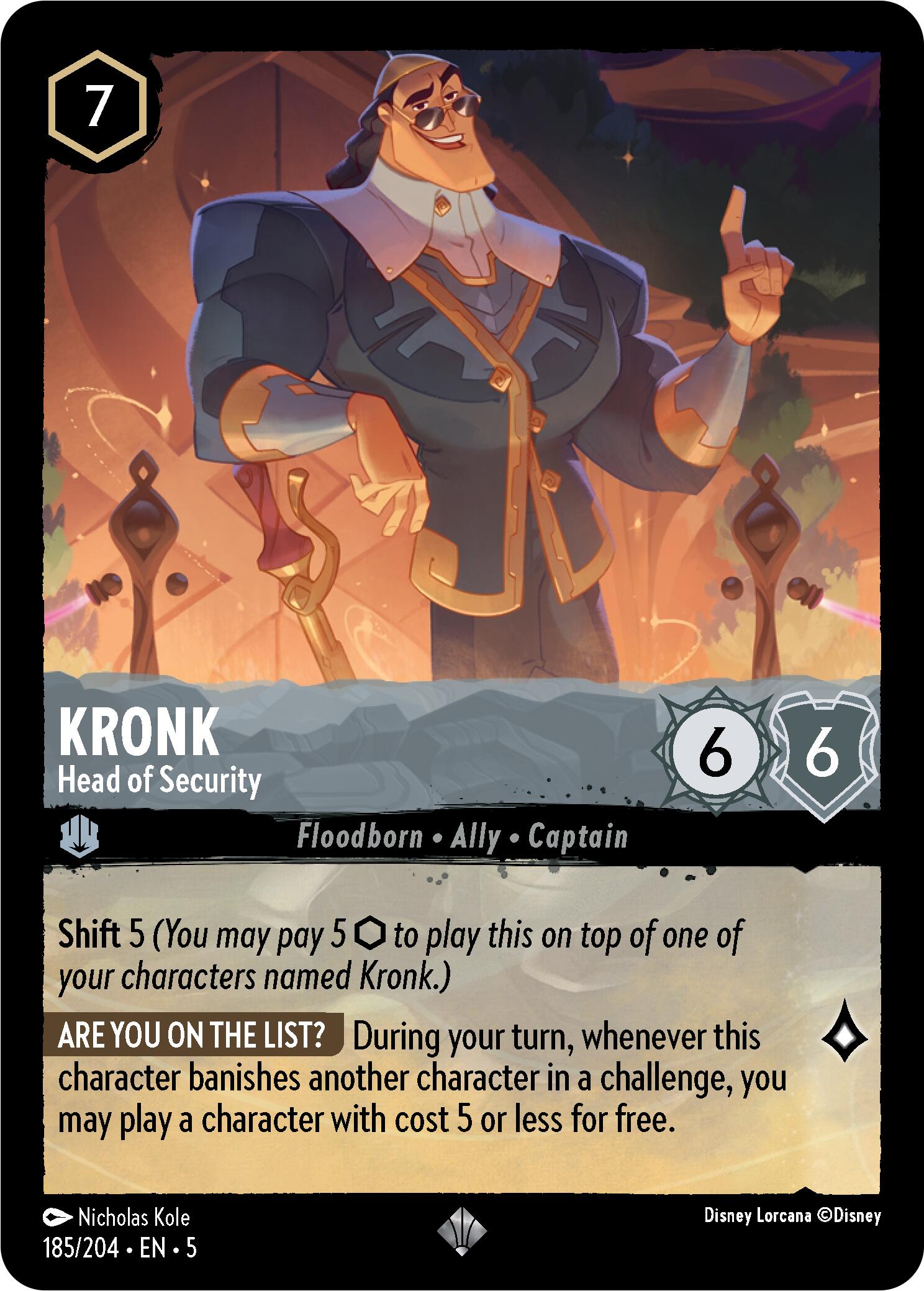 Kronk - Head of Security (185/204) [Shimmering Skies] | Good Games Morley