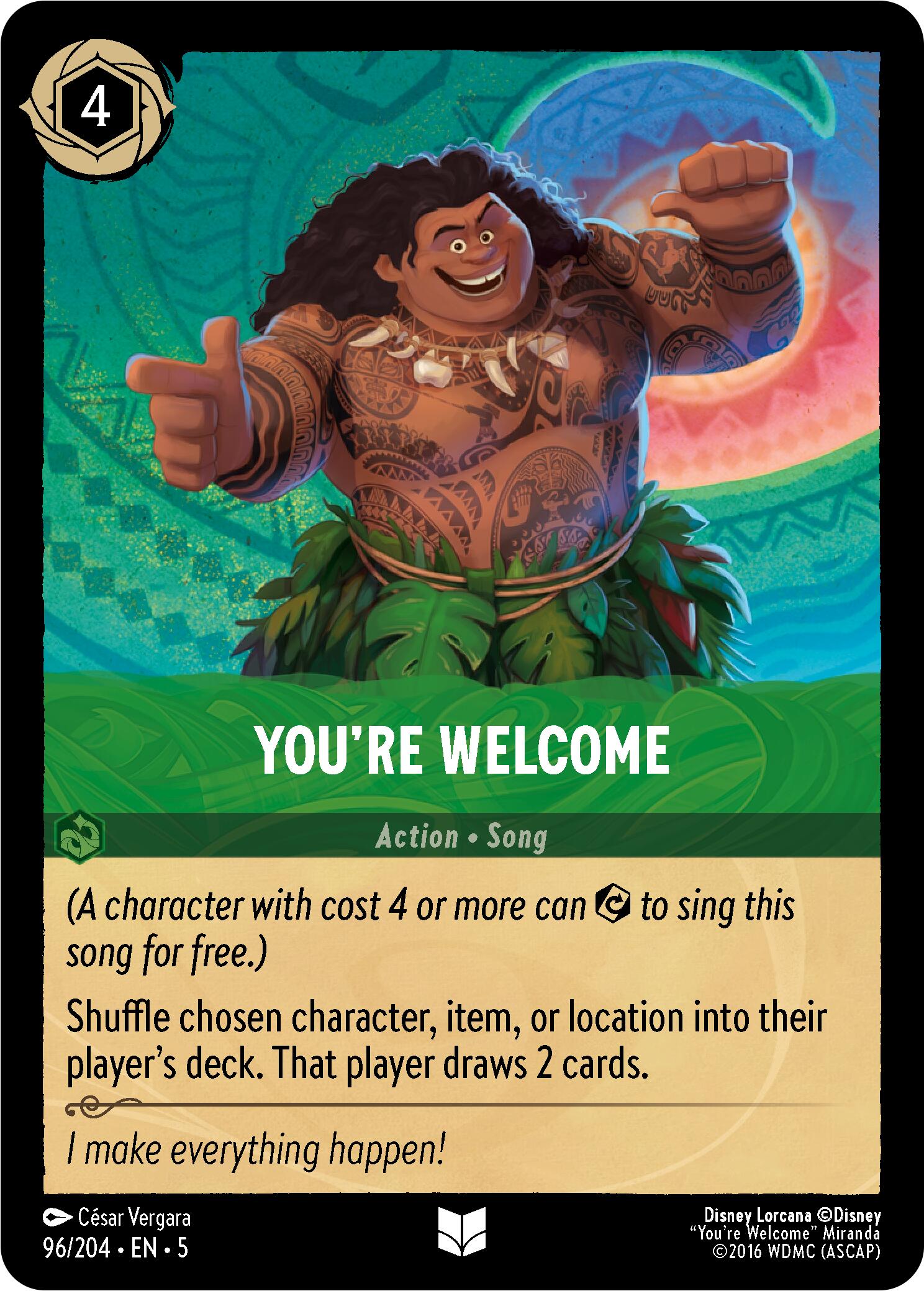 You're Welcome (96/204) [Shimmering Skies] | Good Games Morley