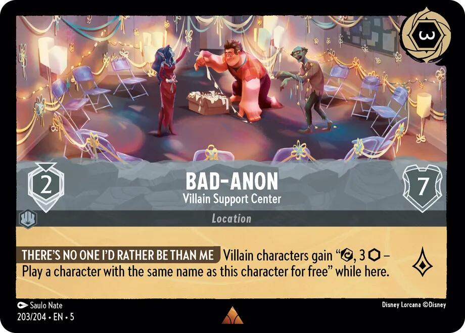 Bad-Anon - Villain Support Center (203/204) [Shimmering Skies] | Good Games Morley