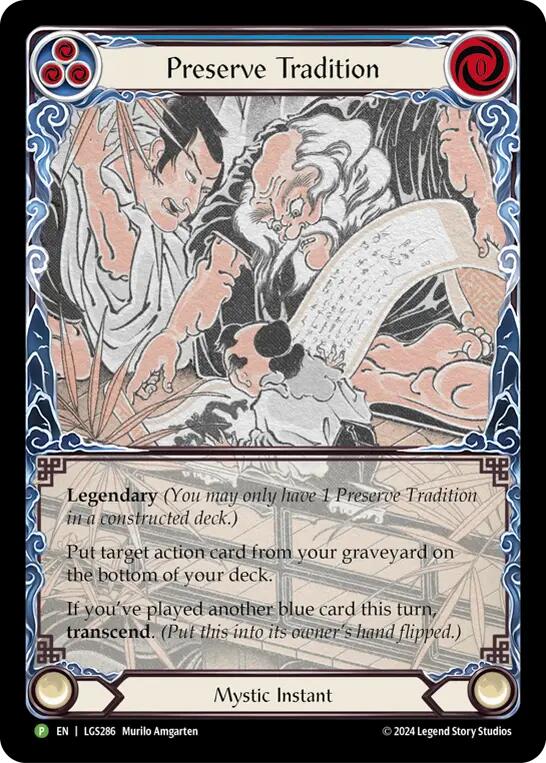 Preserve Tradition // Inner Chi [LGS286] (Promo)  Rainbow Foil | Good Games Morley