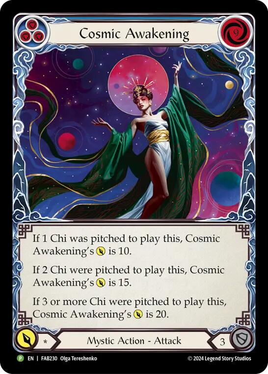 Cosmic Awakening [MST076] (Promo)  Cold Foil | Good Games Morley