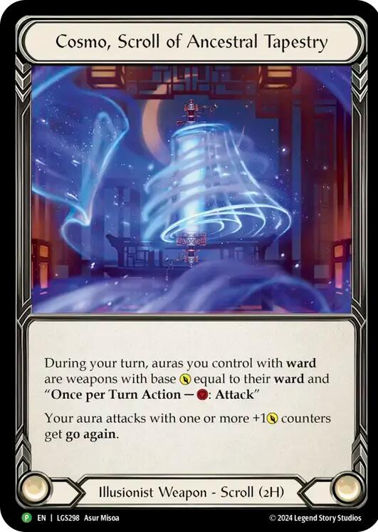 Cosmo, Scroll of Ancestral Tapestry [LGS298] (Promo)  Cold Foil | Good Games Morley
