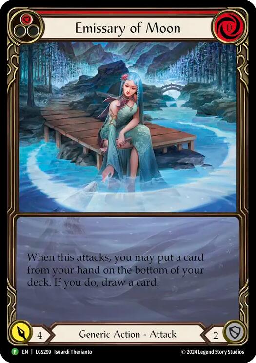 Emissary of Moon [LGS299] (Promo)  Rainbow Foil | Good Games Morley