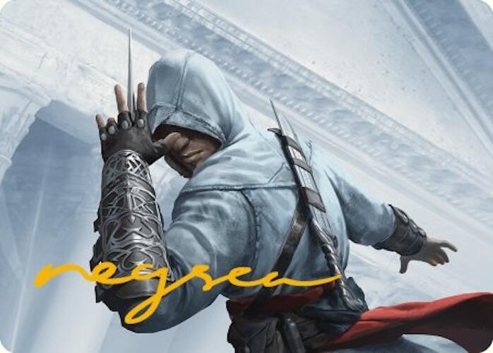 Altair Ibn-La'Ahad Art Card (Gold-Stamped Signature) [Assassin's Creed Art Series] | Good Games Morley