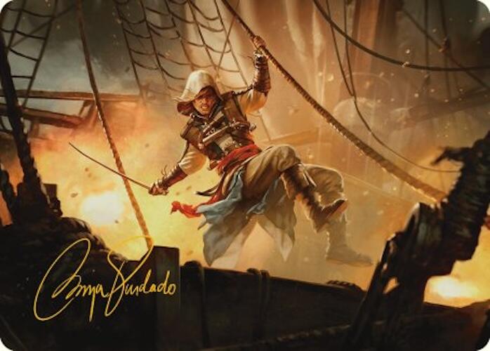 Edward Kenway Art Card (Gold-Stamped Signature) [Assassin's Creed Art Series] | Good Games Morley