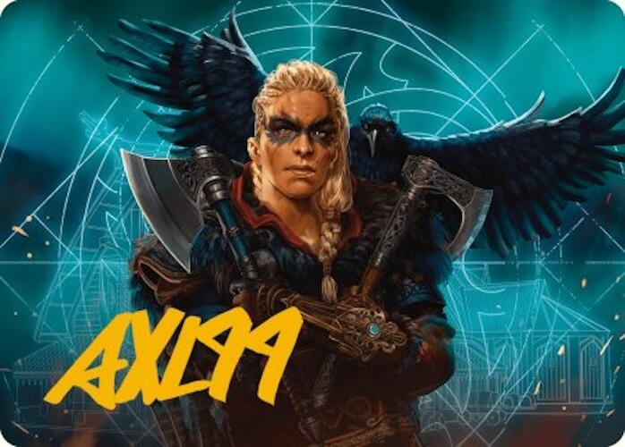 Eivor, Wolf-Kissed Art Card (Gold-Stamped Signature) [Assassin's Creed Art Series] | Good Games Morley