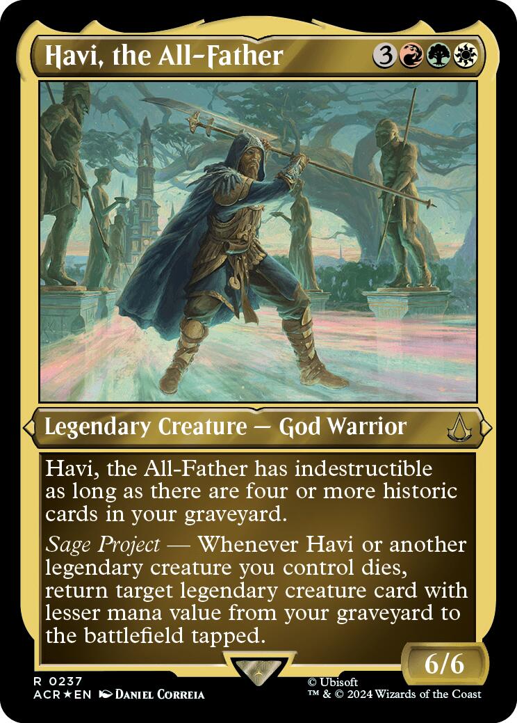 Havi, the All-Father (Foil Etched) [Assassin's Creed] | Good Games Morley