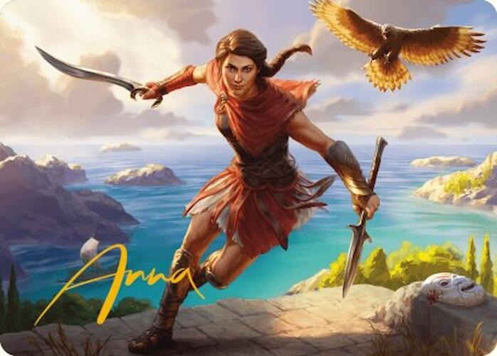 Kassandra, Eagle Bearer Art Card (Gold-Stamped Signature) [Assassin's Creed Art Series] | Good Games Morley