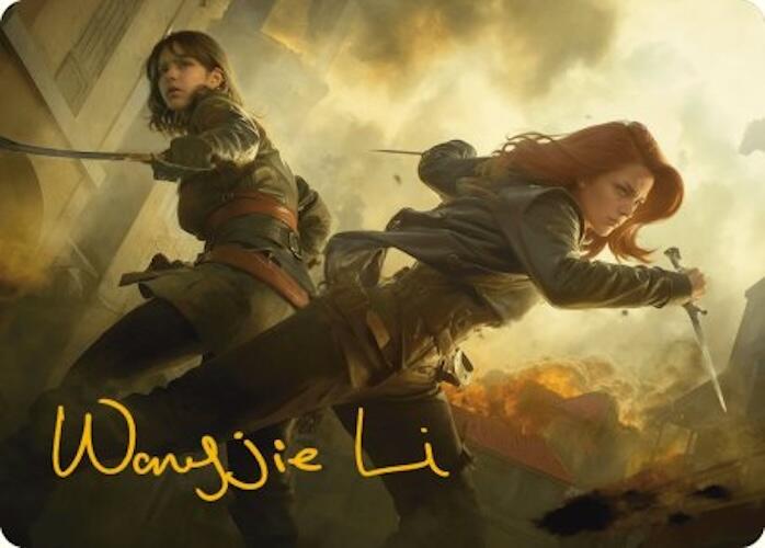 Mary Read and Anne Bonny Art Card (Gold-Stamped Signature) [Assassin's Creed Art Series] | Good Games Morley