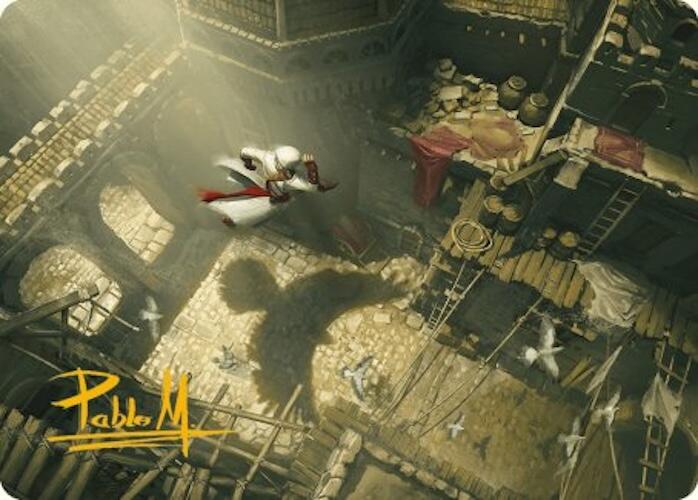 Rooftop Bypass Art Card (Gold-Stamped Signature) [Assassin's Creed Art Series] | Good Games Morley