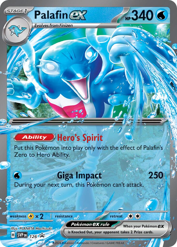 Palafin ex (126) [Scarlet & Violet: Black Star Promos] | Good Games Morley