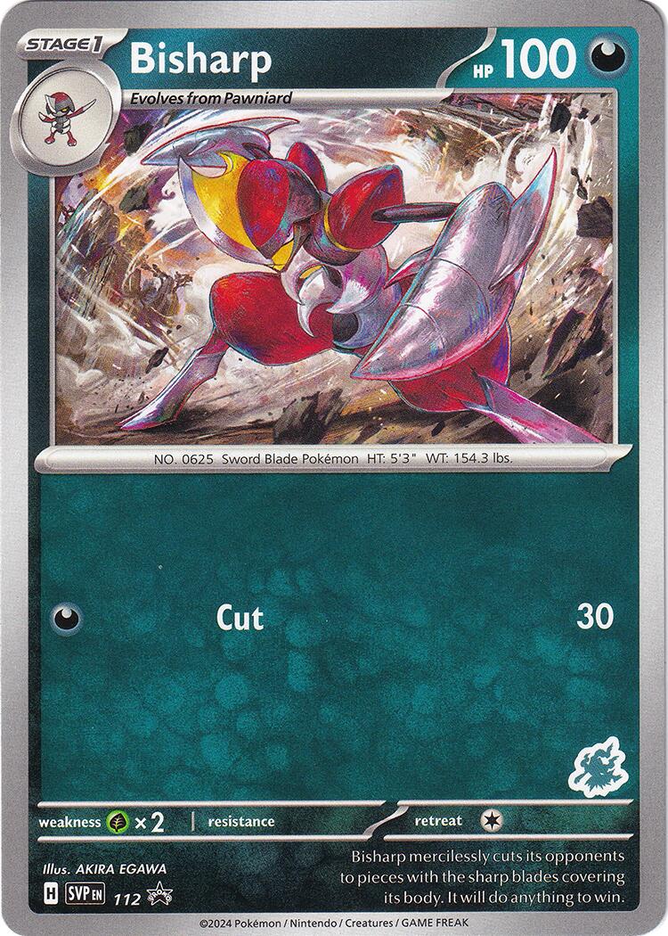 Bisharp (112) (Darkrai Deck) [Battle Academy 2024] | Good Games Morley