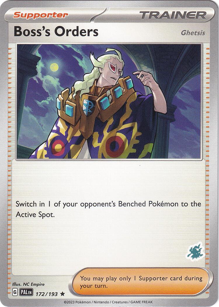 Boss's Orders (172/193) (Darkrai Deck) [Battle Academy 2024] | Good Games Morley