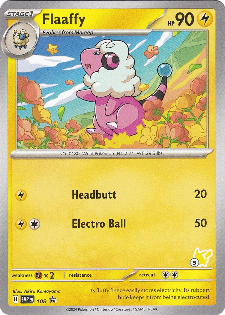 Flaaffy (108) (Pikachu Stamp #5) [Battle Academy 2024] | Good Games Morley