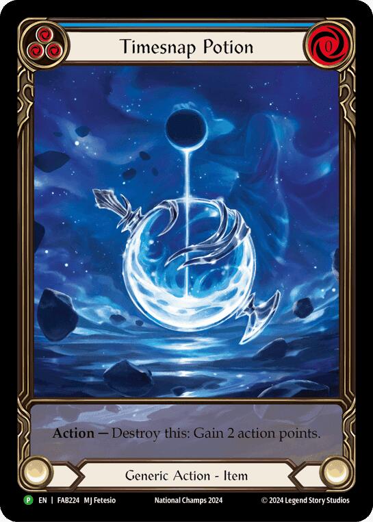 Timesnap Potion [FAB224] (Promo)  Cold Foil | Good Games Morley