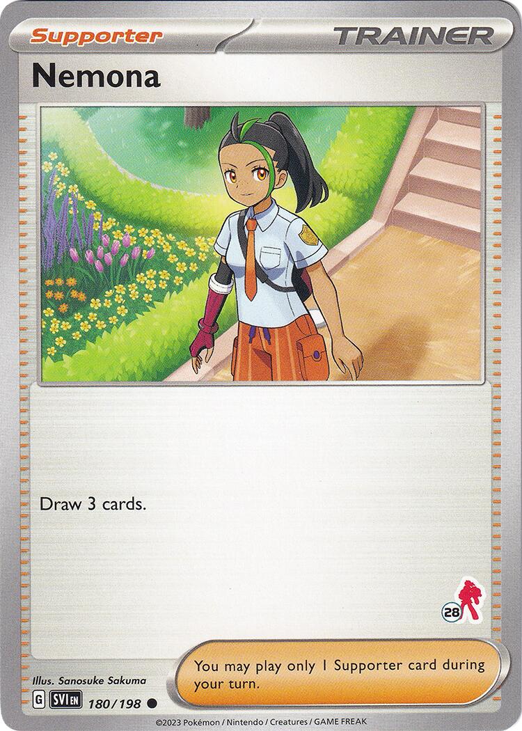 Nemona (180/198) (Armarouge Stamp #28) [Battle Academy 2024] | Good Games Morley