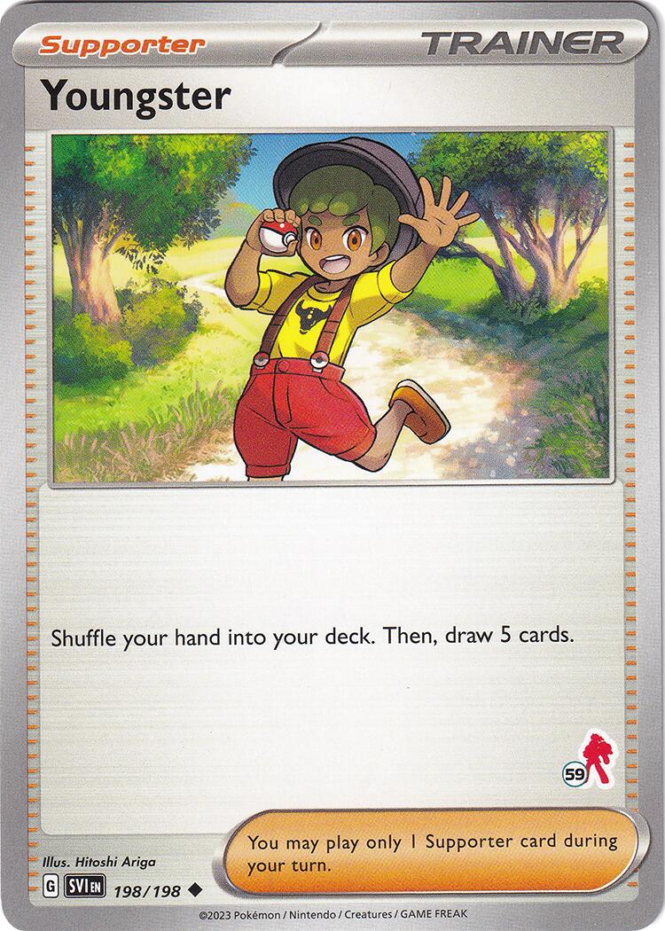 Youngster (198/198) (Armarouge Stamp #59) [Battle Academy 2024] | Good Games Morley
