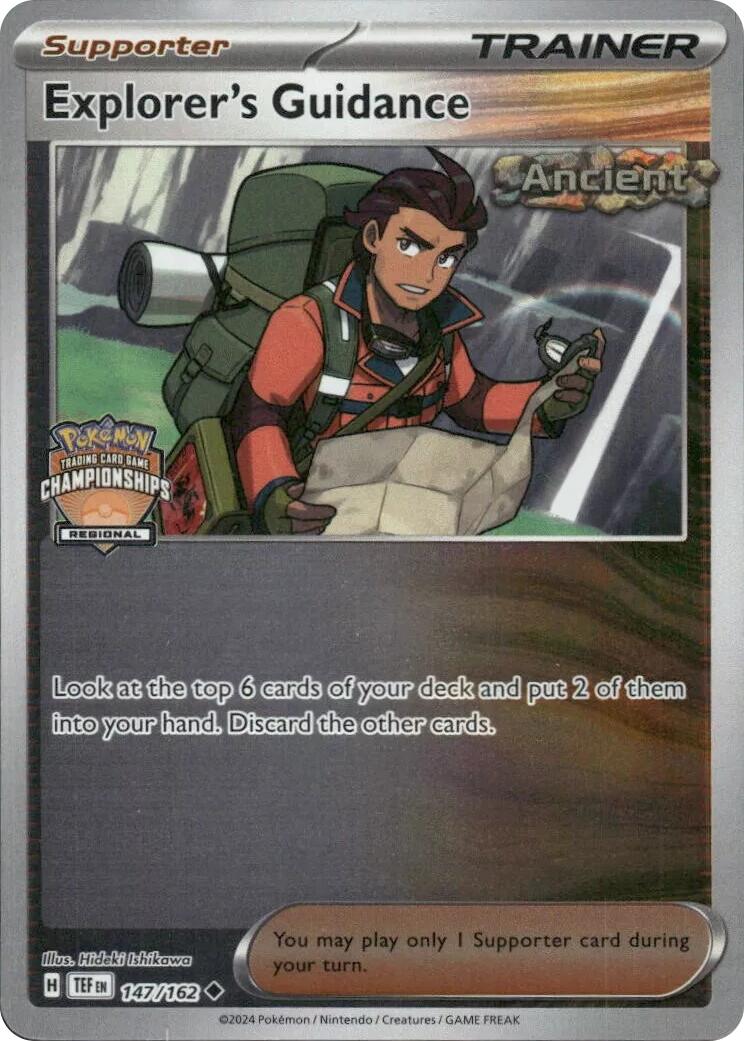 Explorer's Guidance (147/162) (2023 Regional Championships) [League & Championship Cards] | Good Games Morley