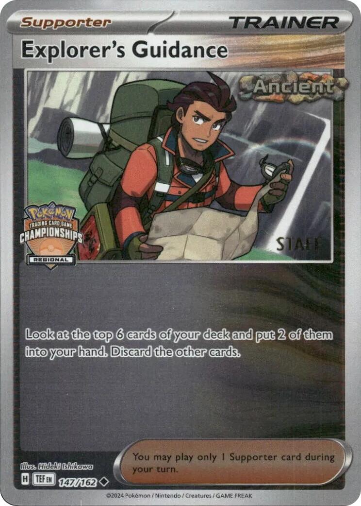 Explorer's Guidance (147/162) (2023 Regional Championships Staff) [League & Championship Cards] | Good Games Morley