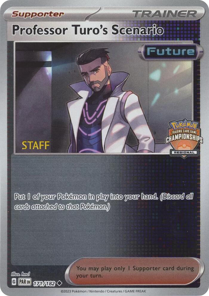 Professor Turo's Scenario (171/182) (2023 Regional Championships Staff) [League & Championship Cards] | Good Games Morley