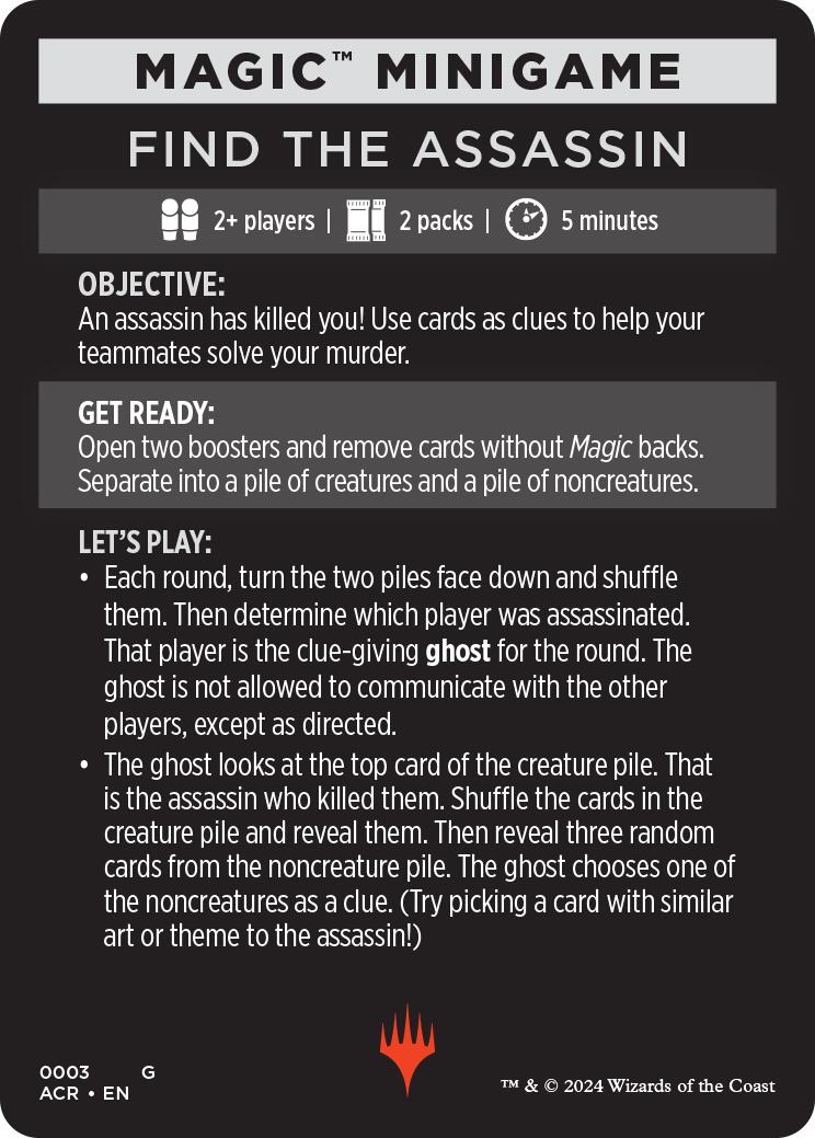 Find The Assassin (Magic Minigame) [Assassin's Creed Minigame] | Good Games Morley