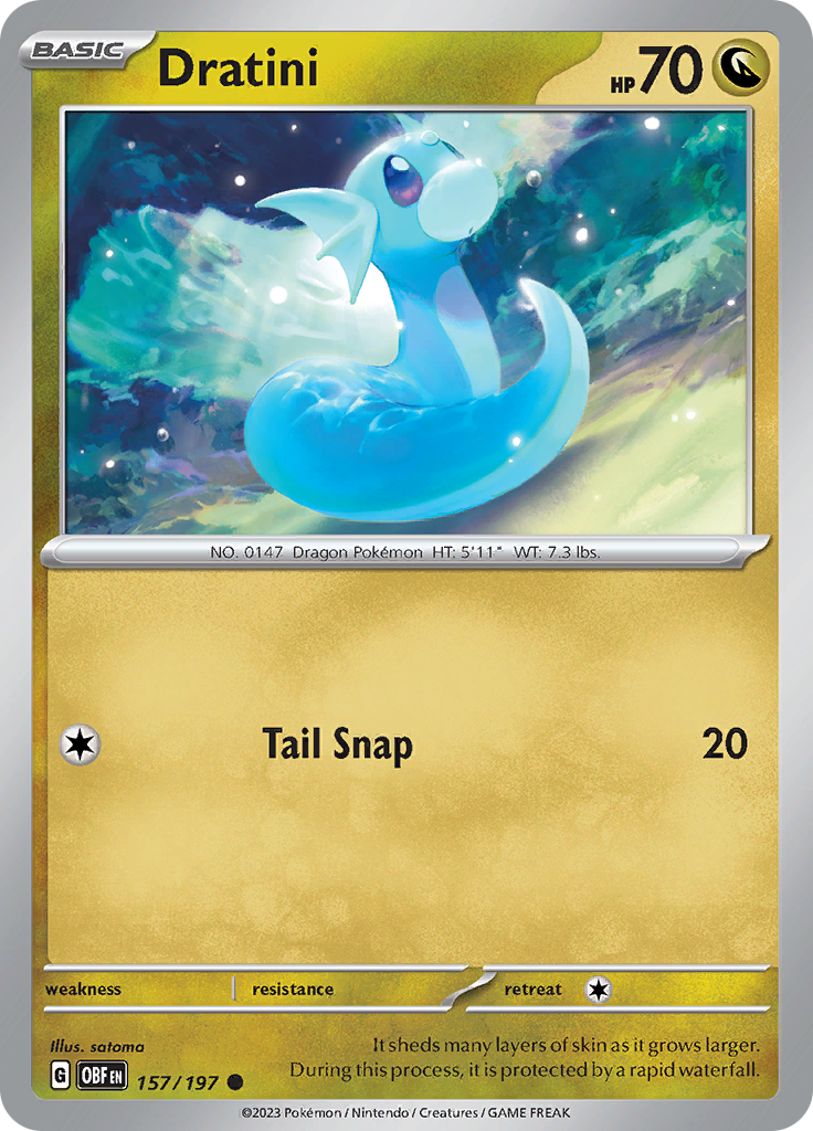 Dratini (157/197) [Scarlet & Violet: Obsidian Flames] | Good Games Morley