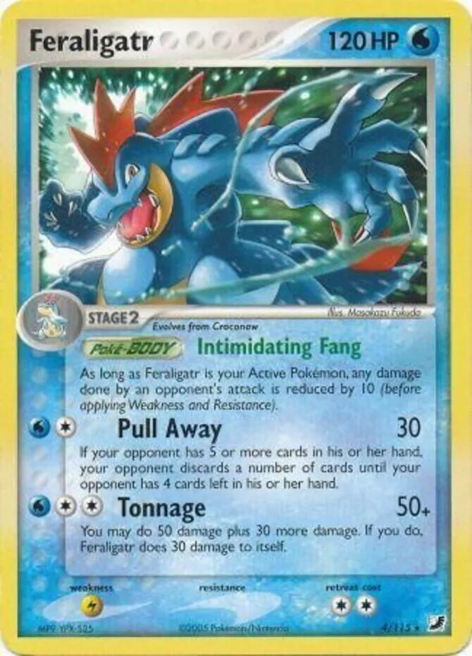 Feraligatr (4/115) (Theme Deck Exclusives) [EX: Unseen Forces] | Good Games Morley