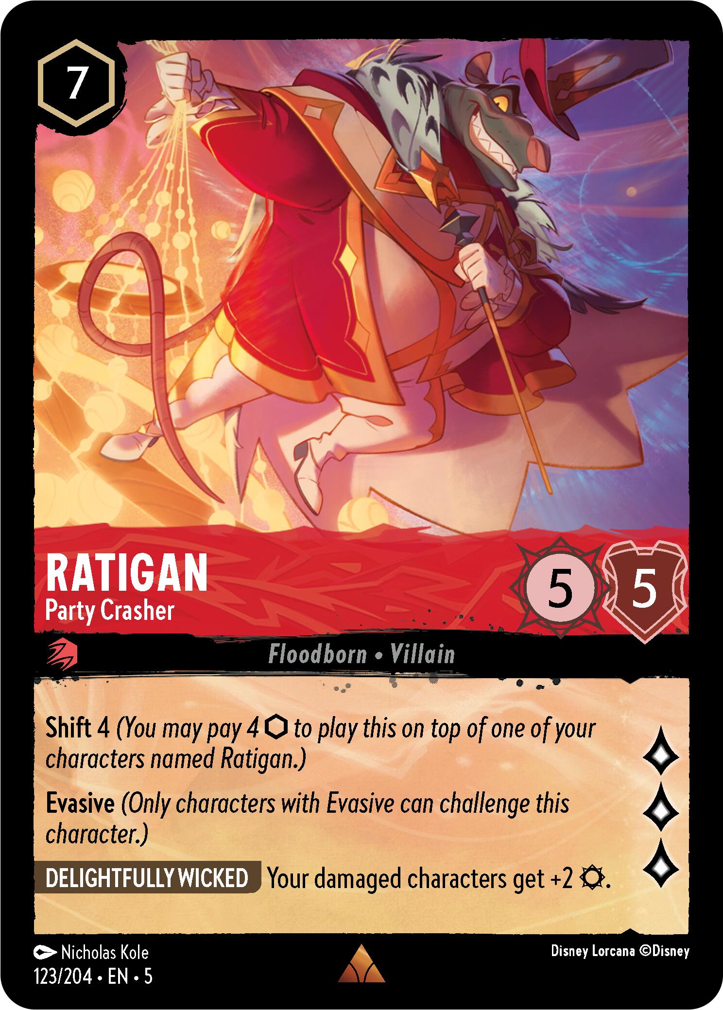 Ratigan - Party Crasher (123/204) [Shimmering Skies] | Good Games Morley