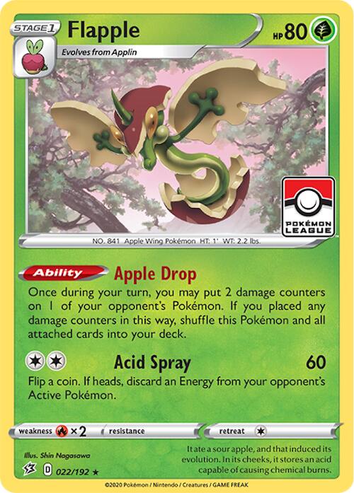 Flapple (022/192) (2024 League Promo) [League & Championship Cards] | Good Games Morley