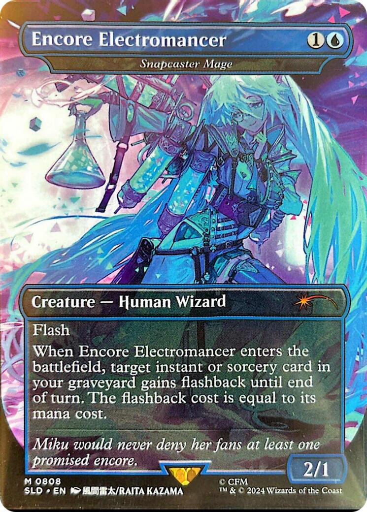 Encore Electromancer - Snapcaster Mage (Rainbow Foil) [Secret Lair Drop Series] | Good Games Morley