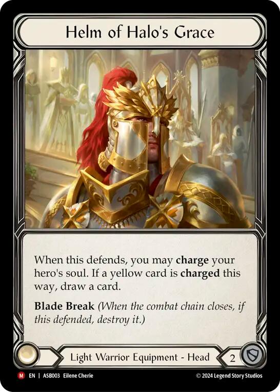 Helm of Halo's Grace [ASB003] (Armory Deck: Boltyn)  Rainbow Foil | Good Games Morley