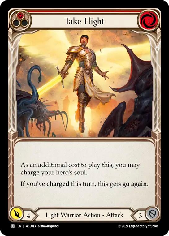 Take Flight (Red) [ASB013] (Armory Deck: Boltyn) | Good Games Morley