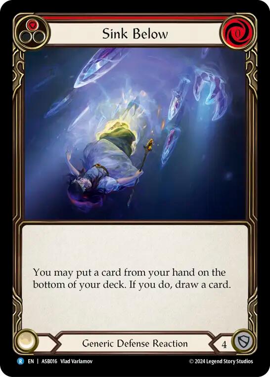 Sink Below (Red) [ASB016] (Armory Deck: Boltyn) | Good Games Morley