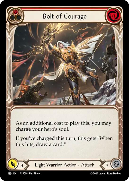 Bolt of Courage (Red) [ASB008] (Armory Deck: Boltyn) | Good Games Morley