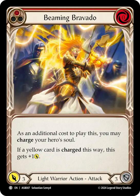 Beaming Bravado (Red) [ASB007] (Armory Deck: Boltyn) | Good Games Morley