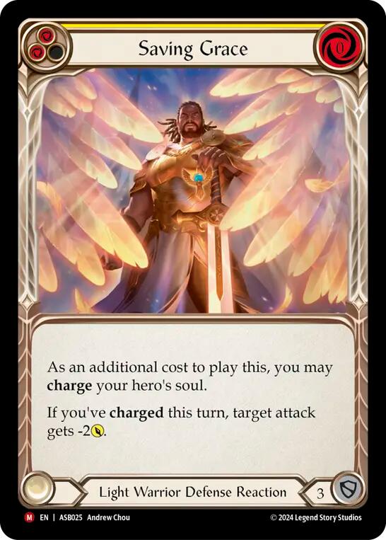 Saving Grace [ASB025] (Armory Deck: Boltyn)  Rainbow Foil | Good Games Morley